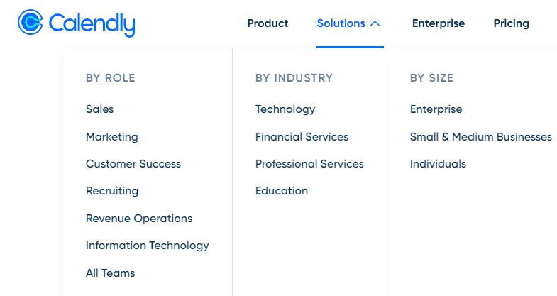 Calendly Website Screenshot